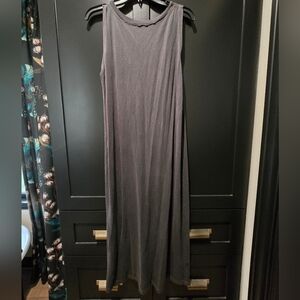 Project Social T Dark Gray Sleeveless Maxi Dress